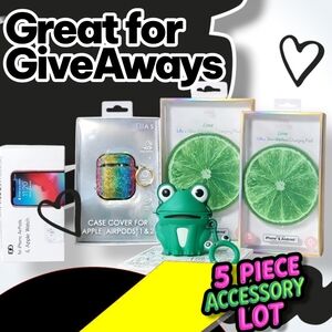 5pc LOT: Apple Accessories LOT 4 iPhone, AirPods & Apple Watch